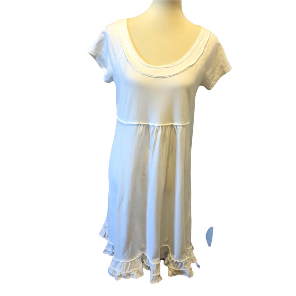 Soft White Cotton Dress